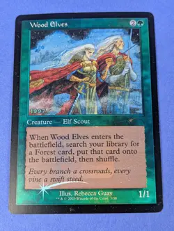 MTG: 30th Anniversary Promos: Wood Elves Foil #5/30 Promotional - LP - Image 1
