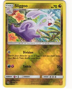 Sliggoo Reverse Holo Pokemon TCG Guardians Rising 95/145 LP - Image 1