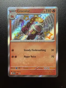 Pokemon TCG - Crocalor - Scarlet & Violet Black Star Promo 080 Baby Shiny Holo - Image 1