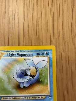 Pokemon Light Vaporeon 52/105 Neo Destiny - Image 3