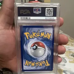 Pokemon Reshiram & Charizard GX SM201 Black Star Promo PSA 8 TAG TEAM Holo - Image 2