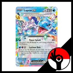 Pokemon TCG: Stellar Crown - 032/142 - Lapras Ex - Image 1