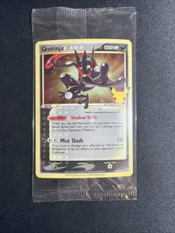 Pokemon Greninja Gold Star SWSH144 Promo Sealed Celebrations Pack NM - Image 1