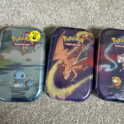 Pokemon tins new 3X Kanto Mini Tins Brand New & Factory Sealed - Image 4