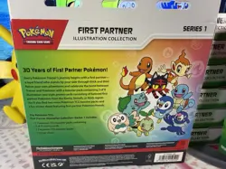 Pokemon First Partner Illustration Collection Series 1 Boxes! 8x See Description - Image 3