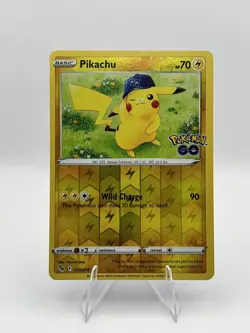 2022 Pokemon Pikachu (28) 028/078 Pokemon GO Reverse Holo - Image 1