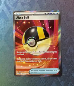 🌎 🚚 Ultra Ball 264/217 Full Art Ascended Heroes English Pokemon TCG NM/M - Image 1