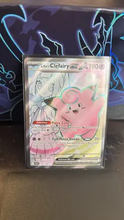 Pokemon Lillie's Clefairy EX 173/159 Sv09 Journey Together Ultra Rare Holo NM🔥 - Image 1