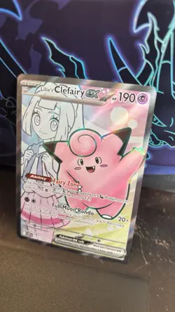 Pokemon Lillie's Clefairy EX 173/159 Sv09 Journey Together Ultra Rare Holo NM🔥 - Image 5