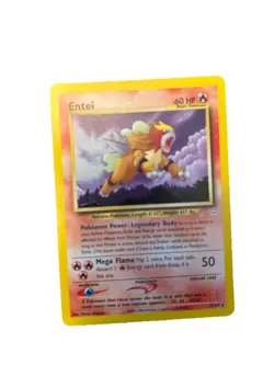 Pokemon Entei 17/64 Neo Revelation Rare Regular English - Image 1