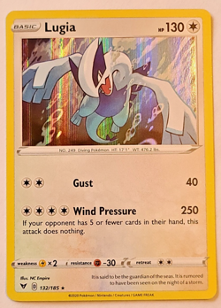 Pokemon TCG: Lugia Vivid Voltage #132/185 Holo Rare MINT - Image 1