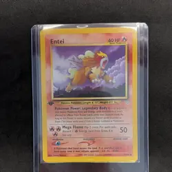 Pokemon TCG Entei Neo Revelation 17/64 Rare Basic HP60 Attack 50 1st Edition - Image 1
