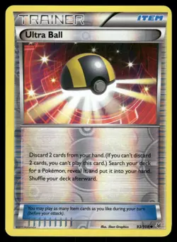 Ultra Ball 93/108 Uncommon Roaring Skies Pokemon Reverse Holo Near Mint - Image 1