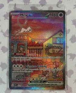 Mew ex SVP 053 Pokemon TCG Scarlet Violet 151 Black Star Promo Full Art SEALED - Image 1