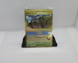 Pokemon TCG SV04 Beach Court Holo Hyper Rare Card 263/182 Paradox Rift - Image 1