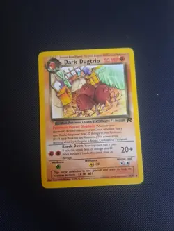 Pokemon TCG Dark Dugtrio Team Rocket 23 Regular Unlimited Rare - Image 1
