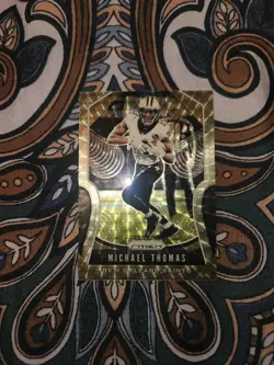 2019 Panini Prizm Michael Thomas Gold Vinyl #182 5/5 Bookend Saints SSP - Image 1