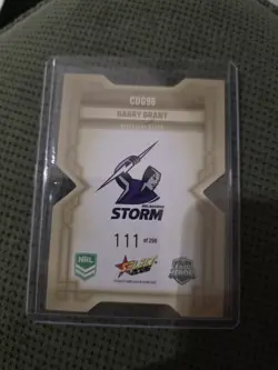 2026 SELECT NRL LEAGUE HEROES DIECUT GOLD HARRY GRANT STORM #111/250 CDG96 - Image 2