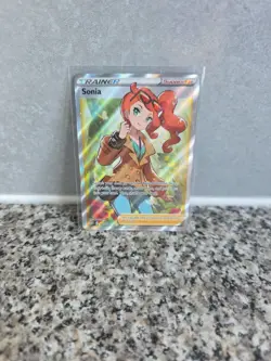 Pokemon TCG Rebel Clash Sonia Full Art Trainer 192/192 NM - Image 1