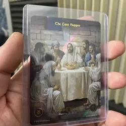 Sacred Legacy Full Art Foil Collector Card The Last Supper 097/100 Rare Holo - Image 1