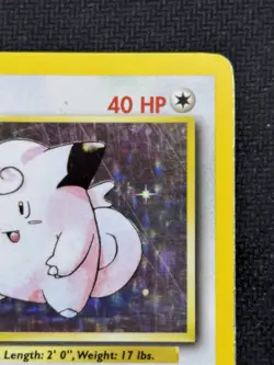 Pokemon TCG Clefairy 5/102 Base Set Holo Rare Card WOTC - Image 3