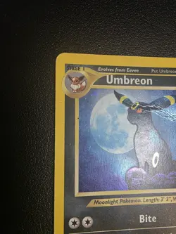 Umbreon 13/75 Neo Discovery Holo Pokemon TCG Card Unlimited DMG - Image 3