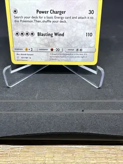 2019 Pokemon TCG Sun & Moon Team Up Lugia 131/181 Holo Rare NM Holobleed Card - Image 4