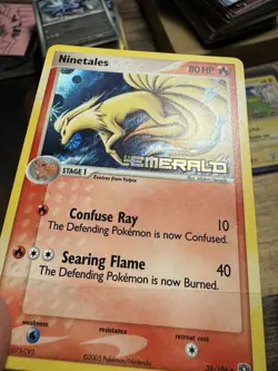 Ninetales Stamped Pokemon Card TCG Emerald Reverse Holo 38/106 - Image 3