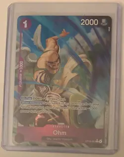 OP15-061 Ohm Alt Art R Adventure on KAMI's Island One Piece TCG English Card - Image 1