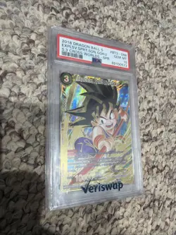 Explosive Spirit Son Goku BT3-088 Special Rare GOLD FOIL Dragon Ball Card PSA 10 - Image 1