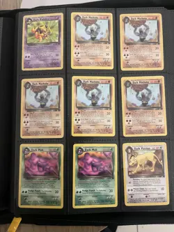 120+ Team Rocket Vintage Pokemon Cards Bundle - Dark Charmeleon - Dark Dragonair - Image 5