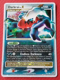 2008 Pokemon 4 Card Foil Lot - Darkrai LV.X, Cresselia, Kakuna, Grovyle - Image 2