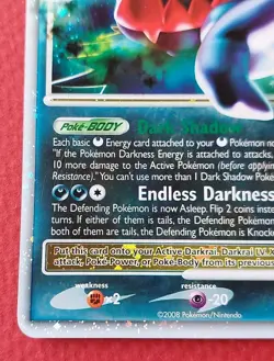 2008 Pokemon 4 Card Foil Lot - Darkrai LV.X, Cresselia, Kakuna, Grovyle - Image 4