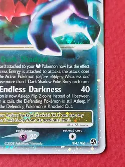 2008 Pokemon 4 Card Foil Lot - Darkrai LV.X, Cresselia, Kakuna, Grovyle - Image 5