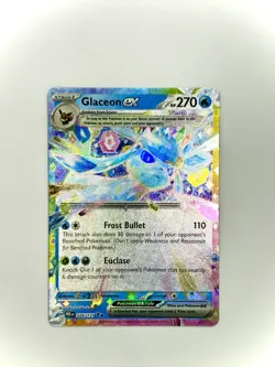 Pokemon Card Glaceon Ex 026/131 Double Rare Prismatic Evolutions Near Mint - Image 1