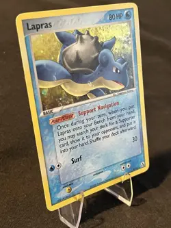 Pokemon TCG Lapras 8/92 2006 Ex: Legend Maker Holo Rare Card Damaged - Image 3