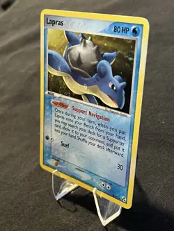 Pokemon TCG Lapras 8/92 2006 Ex: Legend Maker Holo Rare Card Damaged - Image 4