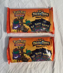 Pokemon TCG Trick Or Trade BOOster Bundle 35 Packs 2024 Halloween Lot Of 2 New! - Image 1