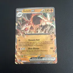 Golem EX - 076/165 - 151 - Double Rare - NM - Pokemon - Image 1