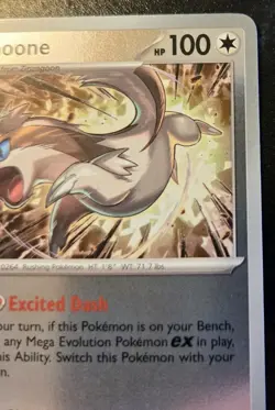 Linoone 082/094 Reverse Holo Uncommon Phantasmal Flames Pokemon TCG - Image 3