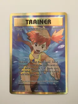 Misty's Determination Full Art (English), 104/108 M/NM Evolutions, Pokemon TCG - Image 1