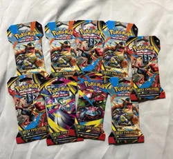 Pokemon Tcg Booster Packs 9x Mega Evolutions Brand New Sealed ! - Image 1