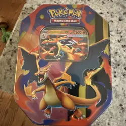 Pokemon Charizard Mega Charizard Y Tin - Image 2