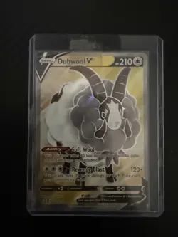 Pokemon Dubwool V 188/192 Ultra Rare Full Art Holo Basic 210 HP - Image 1