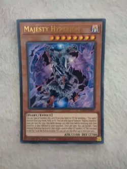 YUGIOH MAJESTY HYPERION ULTRA RARE GFP2-EN007 1ST EDITION - Image 1