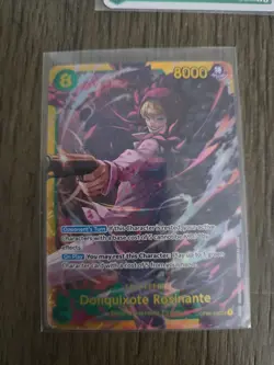 One Piece Card Game Donquixote Rosinante OP04-119 Sec + 4 other different foil - Image 2