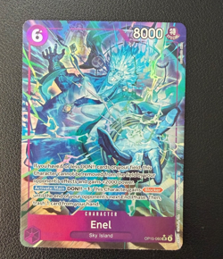 Enel One Piece OP15-060 SR Alt Art Adventure On Kami’s Island ENGLISH Mint - Image 1