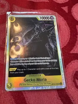 ONE PIECE TCG Gecko Moria SR Super Rare OP14-104 The Azure Sea's Seven English - Image 1