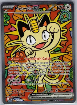 Meowth ex 121/088 SIR ME03: Perfect Order - Pokemon Card - NM - Image 1
