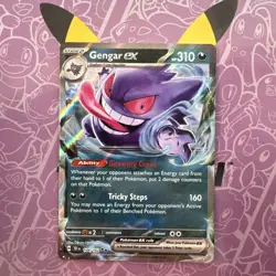 Pokemon TCG Gengar EX 104/162 Temporal Forces Double Rare Card - Image 1